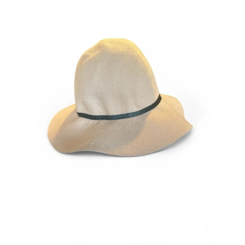 Target Women's Floppy Tan 100% Wool Felt Packable Wide Brim Hat